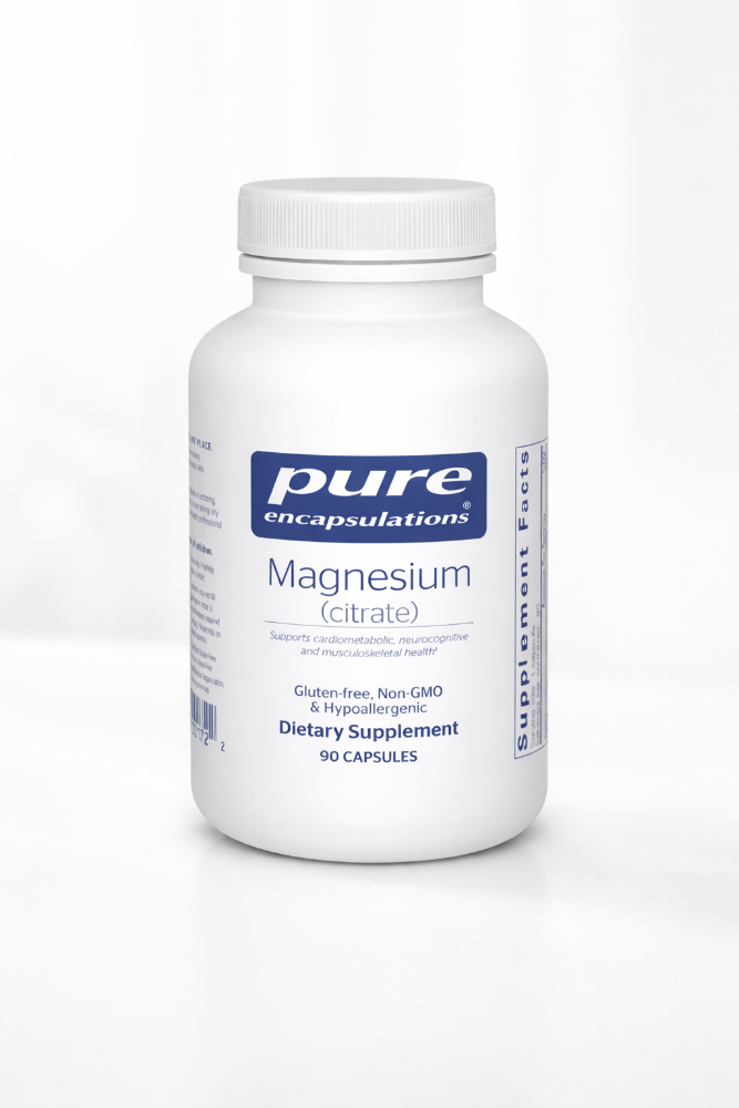 Citrato de Magnesio Pure Encapsulations 90 caps, 150 mg