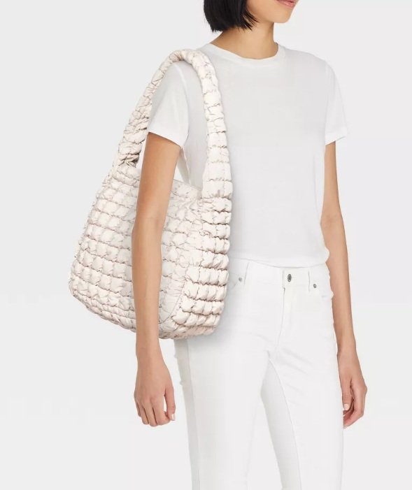 BOLSO Quilted bag COLOR off white