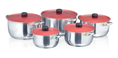 JUEGO DE OLLAS X 5 DKASA BORDEADAS REF 4007