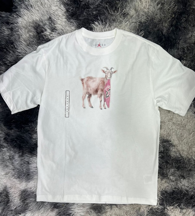 Camisa Jordan Blanca Cabra