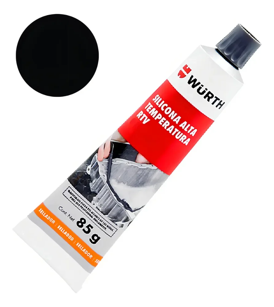 Silicona Alta Temp RTV Negra 85GR