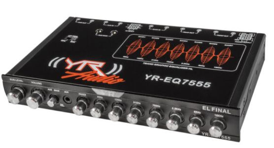 ECUALIZADOR PRE 7 BANDAS TIPO C 8V YR AUDIO-AGO25