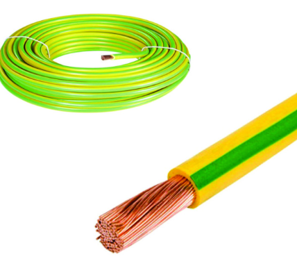 CABLE ELECTRICO  #2 AMARILLO VERDE 1X25MM2