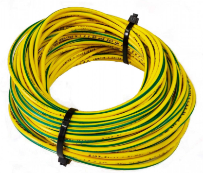 CABLE ELECTRICO  #4 AMARILLO VERDE  1X16MM2