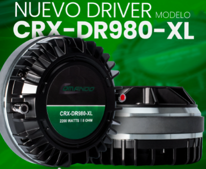 DRIVER DR980 2" 2200W 3,5" COMANDO