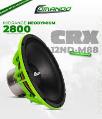 BOCINA 12" NEODYMIUM 2800W 8 OHM 3,5 COMANDO
