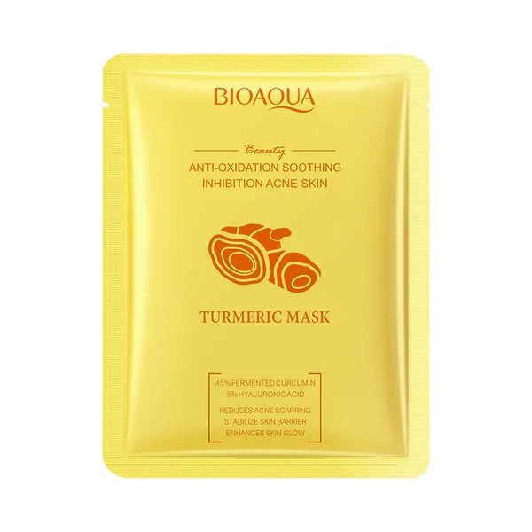 Mascarilla Facial con Cúrcuma