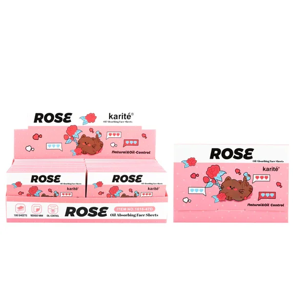 papel absorbente rosas