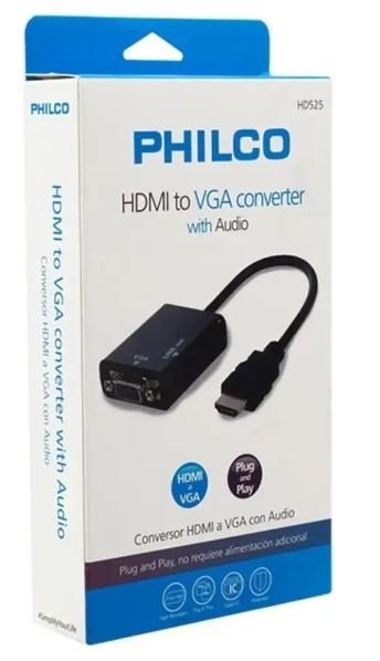CONVERTIDOR HDMI A VGA PHILCO