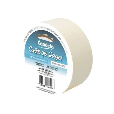 Cinta de Papel Candela 24MM X 50 Mts
