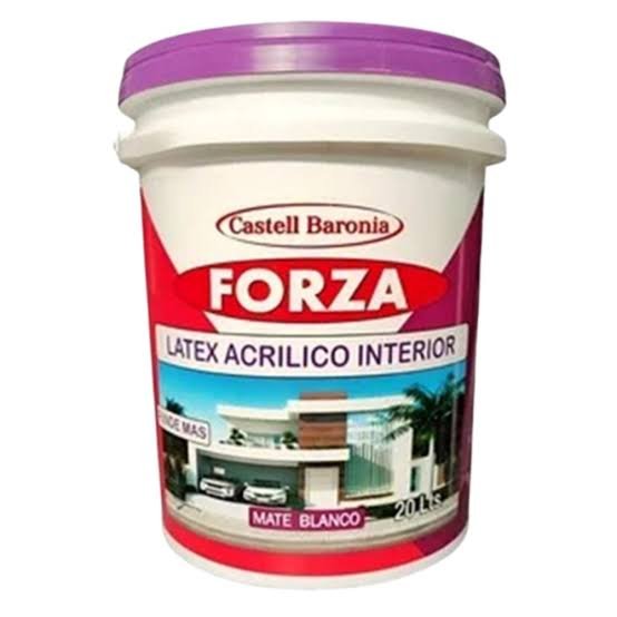 Latex Acrilico Interior Tipo Obra Forza 10 Lts
