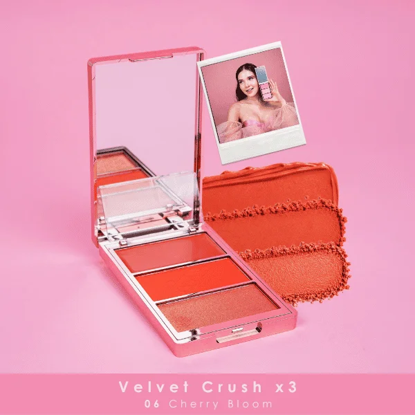 velvet rubor x3 cherry 06 BLOOMSHELL