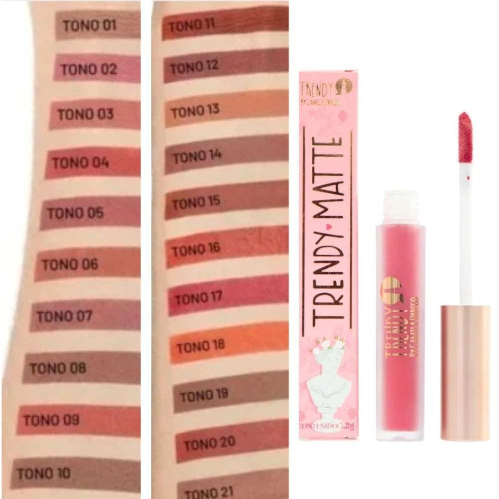 labial matte profesional TRENDY