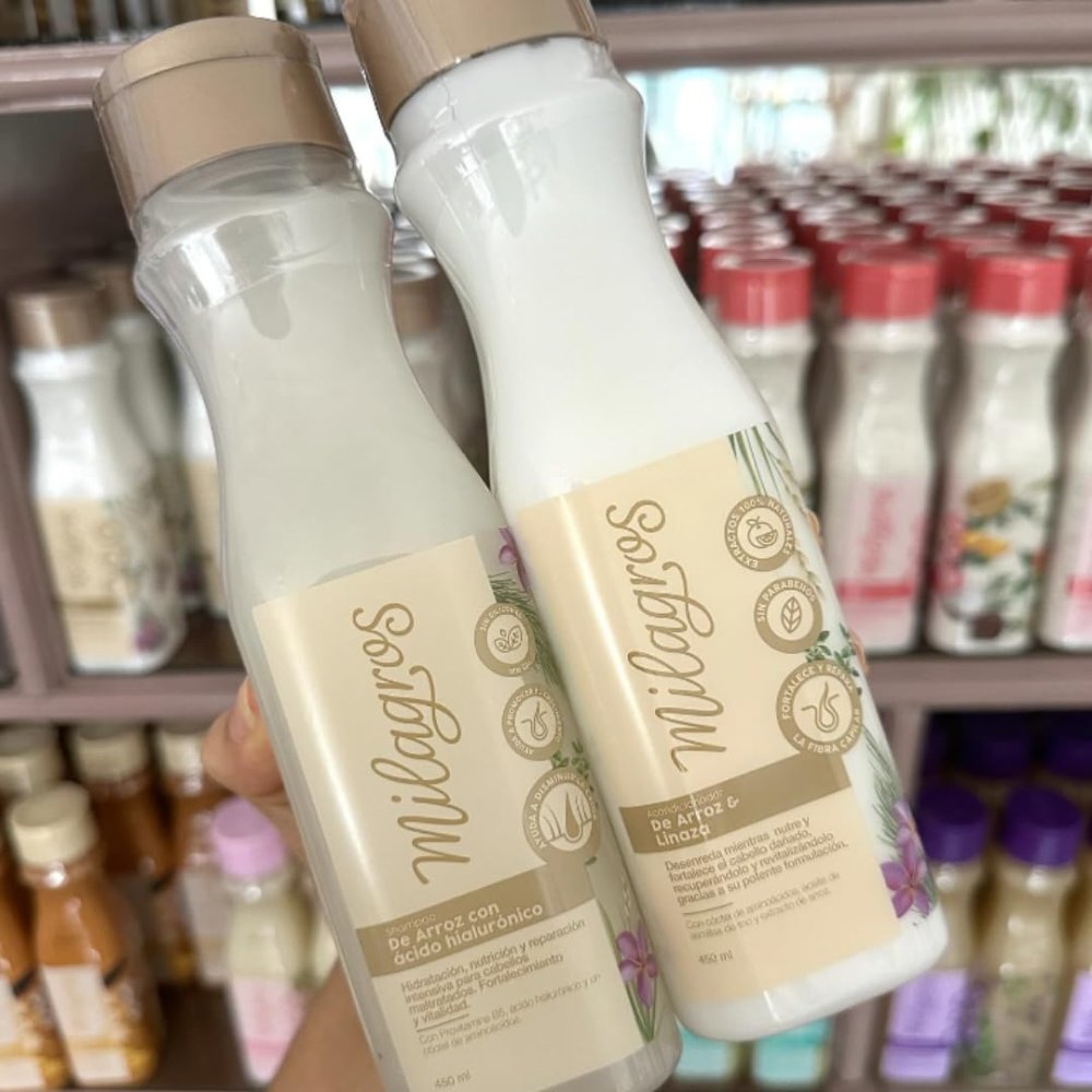 shampoo de arroz MILAGROS