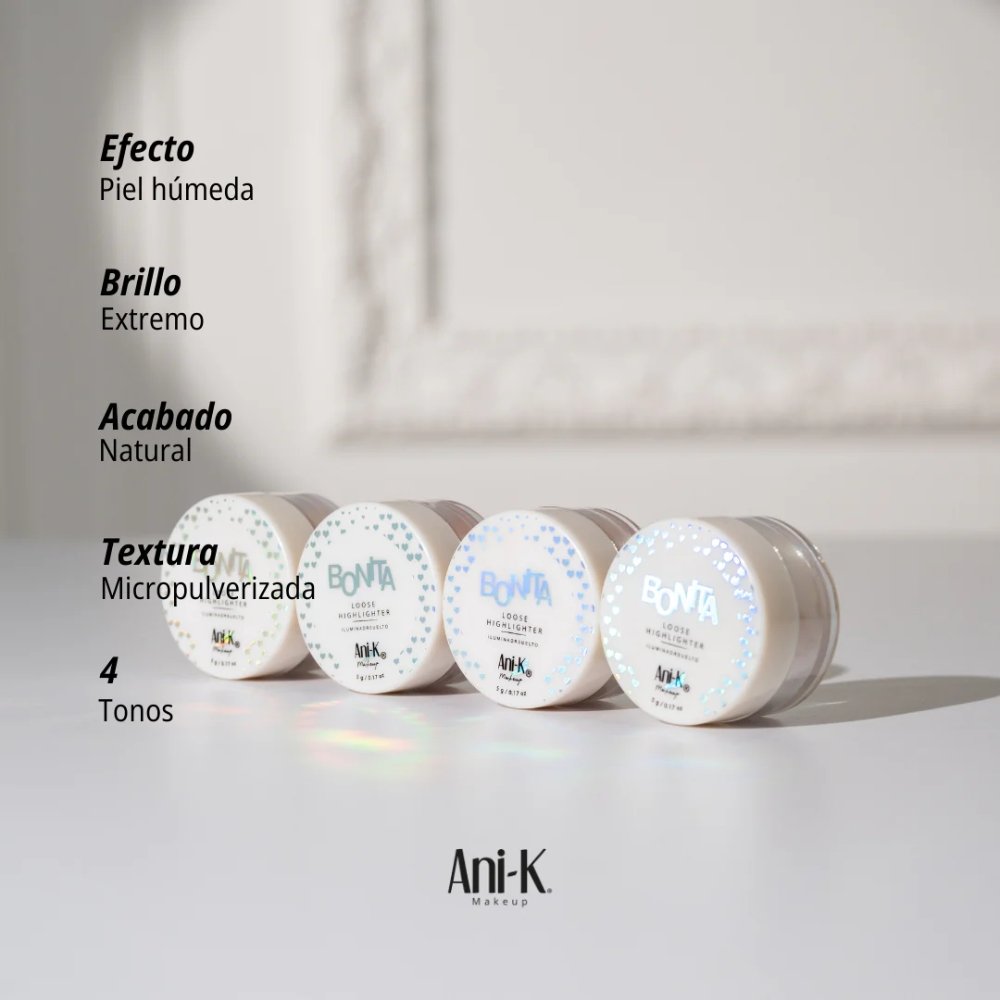 iluminador suelto con fondo ANIK