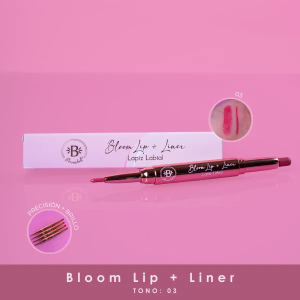 lápiz labial doble dorado 03 BLOOMSHELL