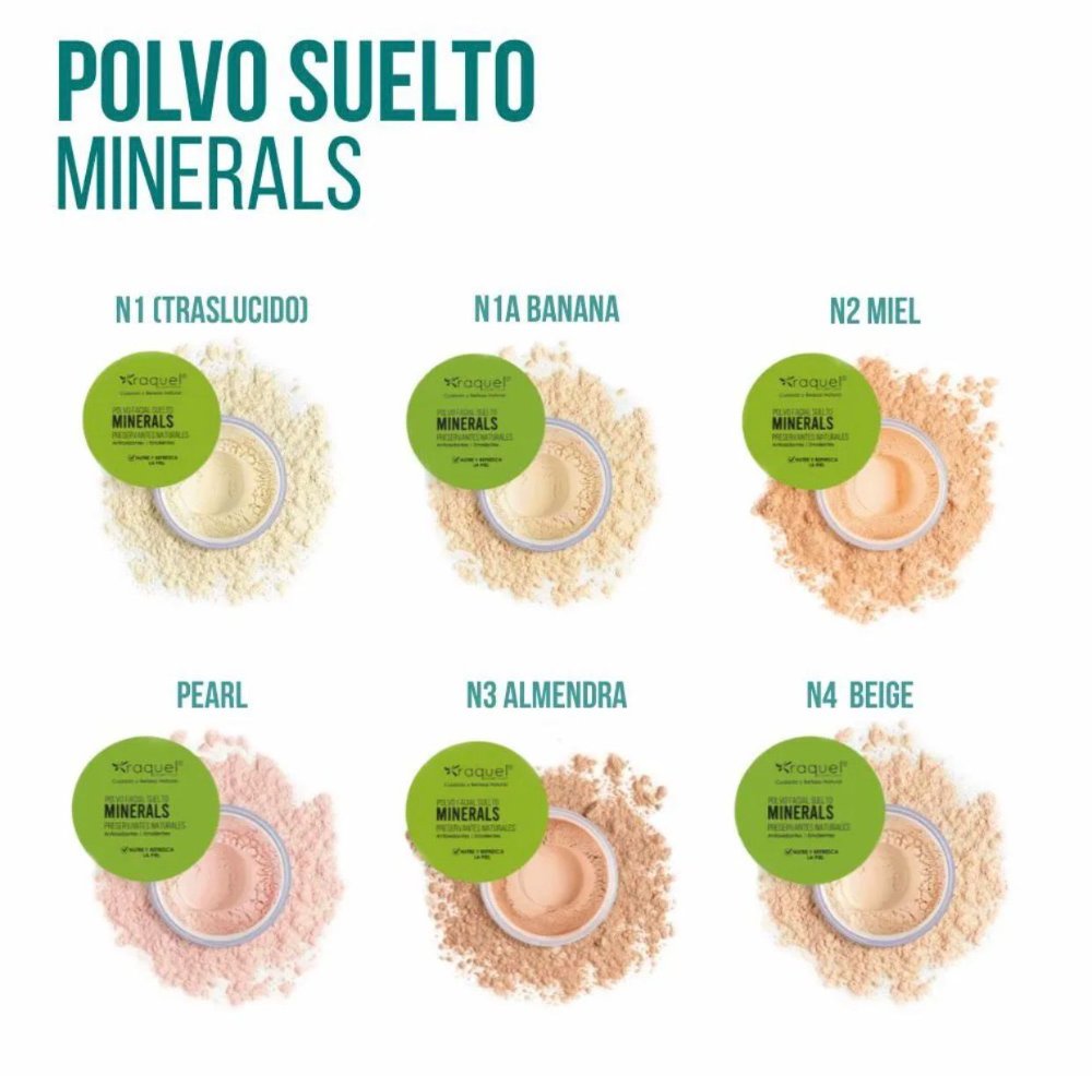Polvo suelto RAQUEL MINERALS