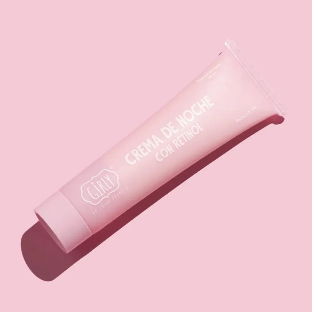 crema de noche con retinol GIRLY