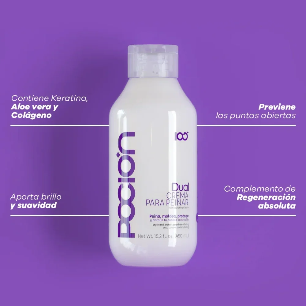 crema para peinar POCION