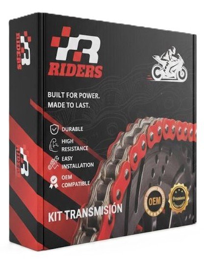 KIT TRANSMISION GILERA SMASH 35T-15T 428X110L (RIDERS)
