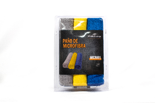 SET DE PAÑOS MICROFIBRA X 3 UNID (DAGAS)