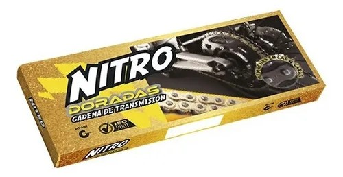 CADENA 428H X 110L DORADA (NITRO) (EF. $11.400)