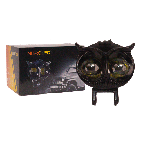 FARO LED LECHUZA BLANCA-AMBAR (NITROLED)  EF$14000