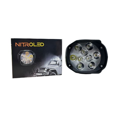 FARO 9 LED MOTO 12V (NITROLED)