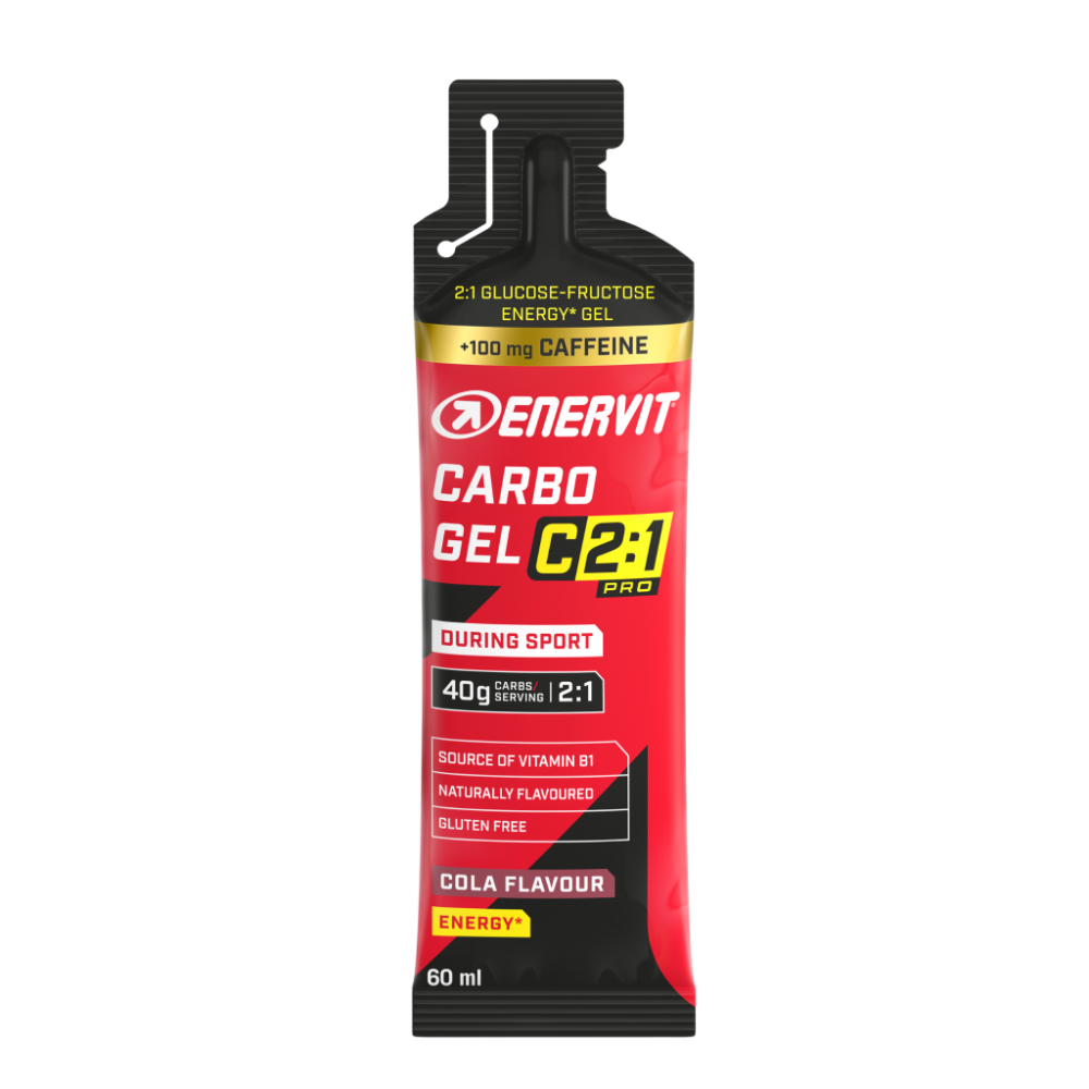 GEL ENERVIT CARBO C2:1 60ml CAFEÍNA 100mg - COLA