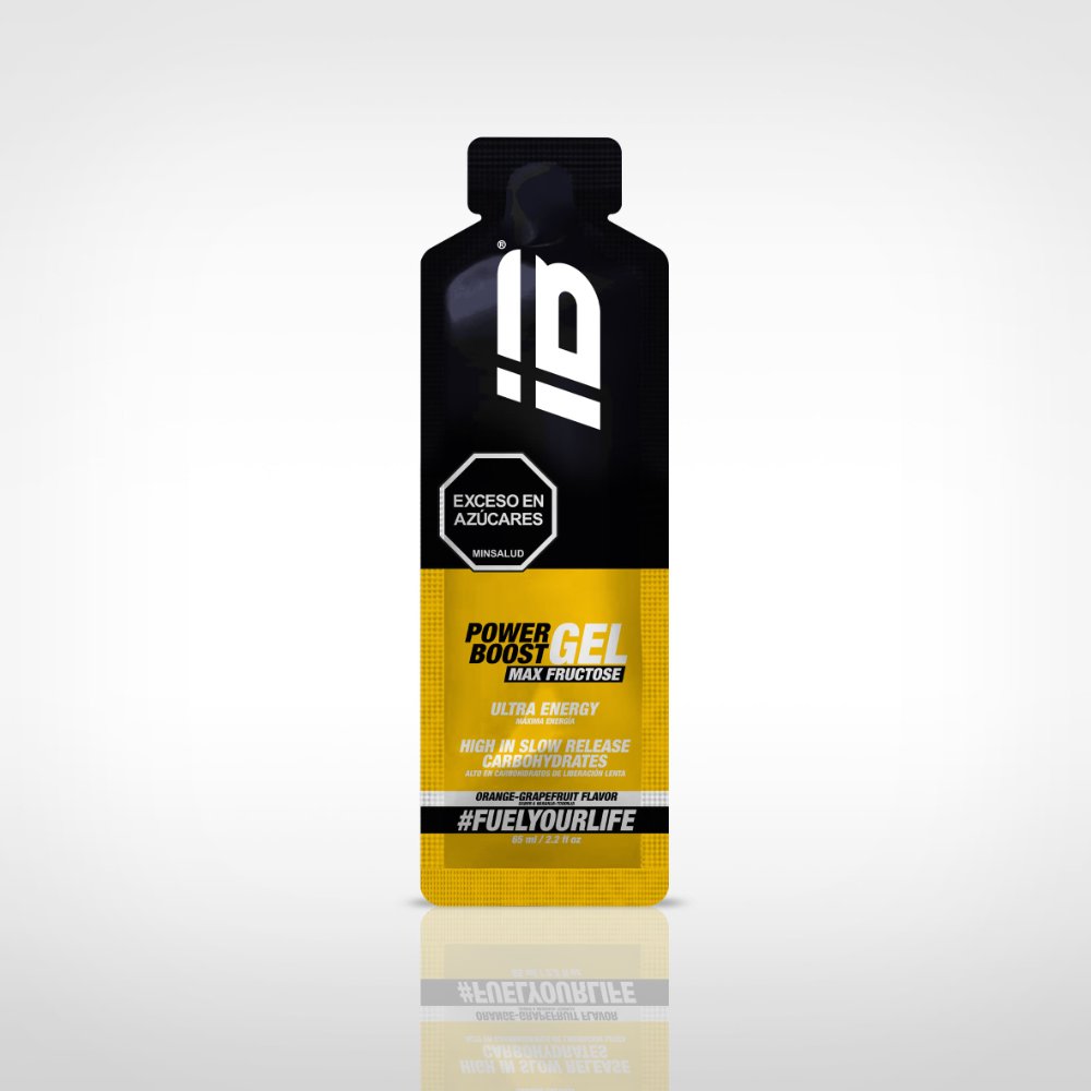 GEL IB SPORTS POWER BOOST 65ml MAX FRUCTOSE - ORANGE GRAPEFRUIT