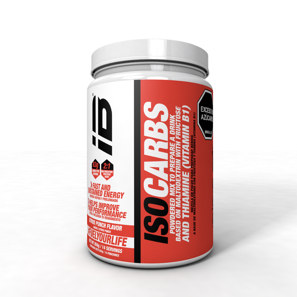 IB SPORTS ISOCARBS CARBOHIDRATOS DE RÁPIDA ABSORCIÓN - CITRUS PUNCH