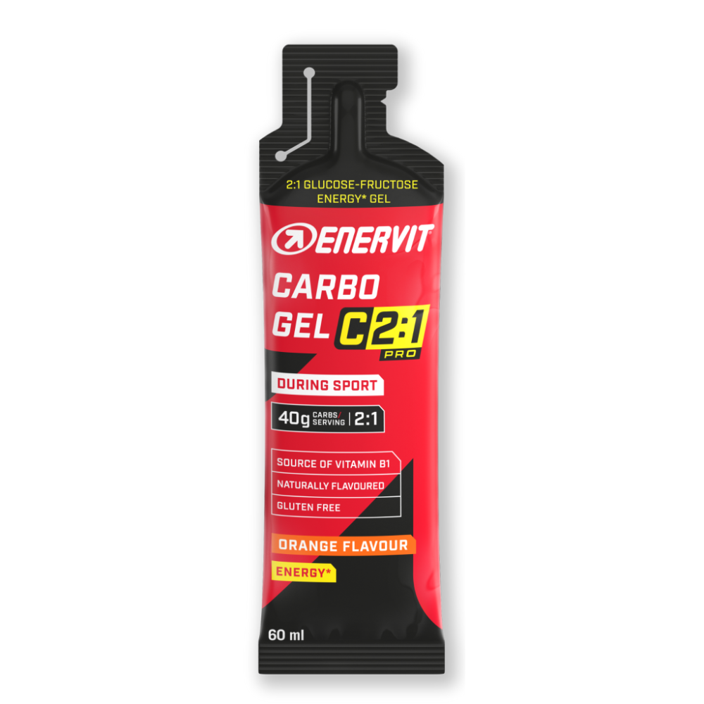 GEL ENERVIT CARBO C2:1 60ml - ORANGE