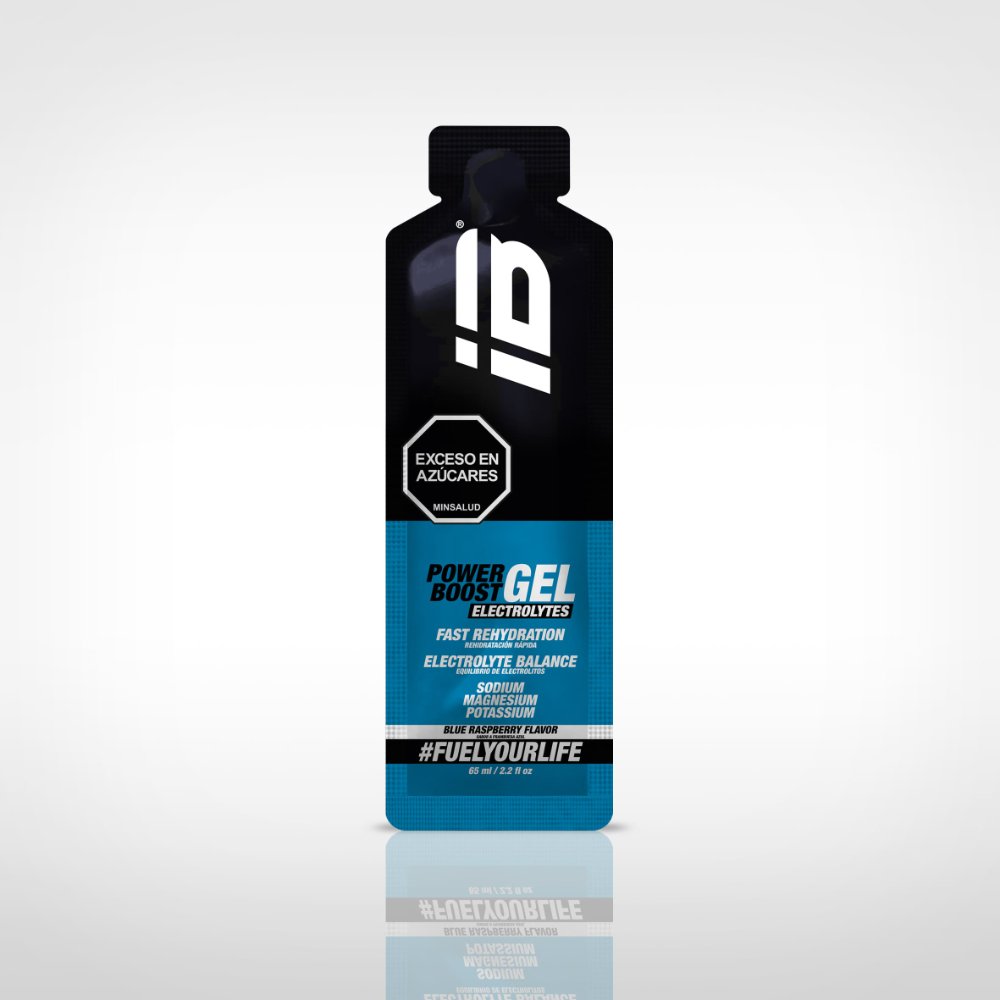 GEL IB SPORTS POWER BOOST 65ml ELECTROLYTES - BLUE RASPBERRY