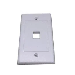 FACE PLATE BLANCO 1 PUESTO GENERICO