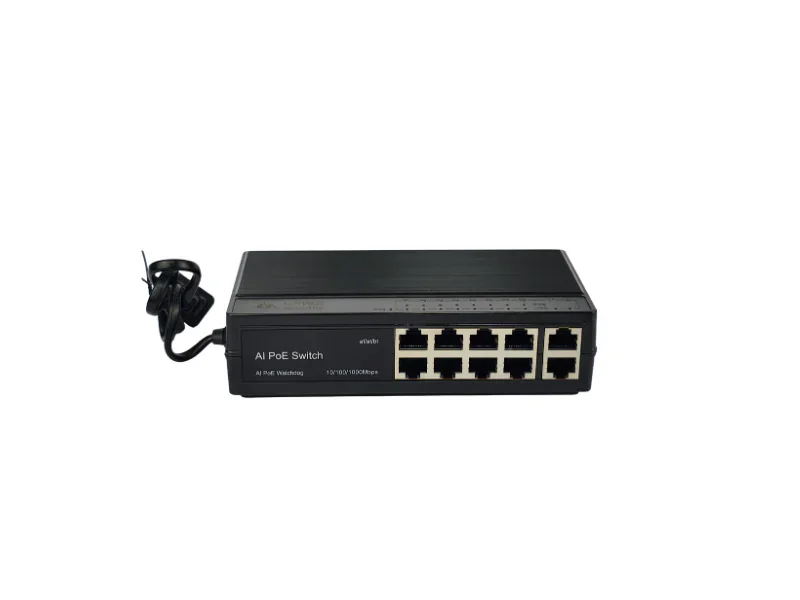 LY-SW8FNAPOE2 SWITCHE POE 8 PUERTOS /100 30-60W + 2 /1000 NO POE
