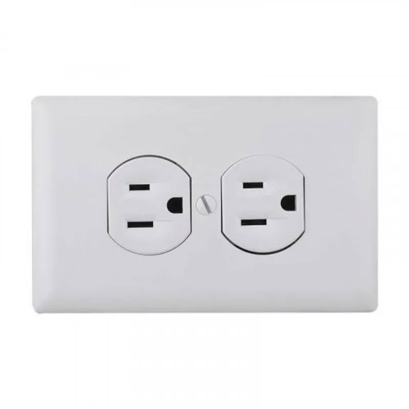 TOMA LEVINTONG BLANCO DOBLE CON FACE PLATE