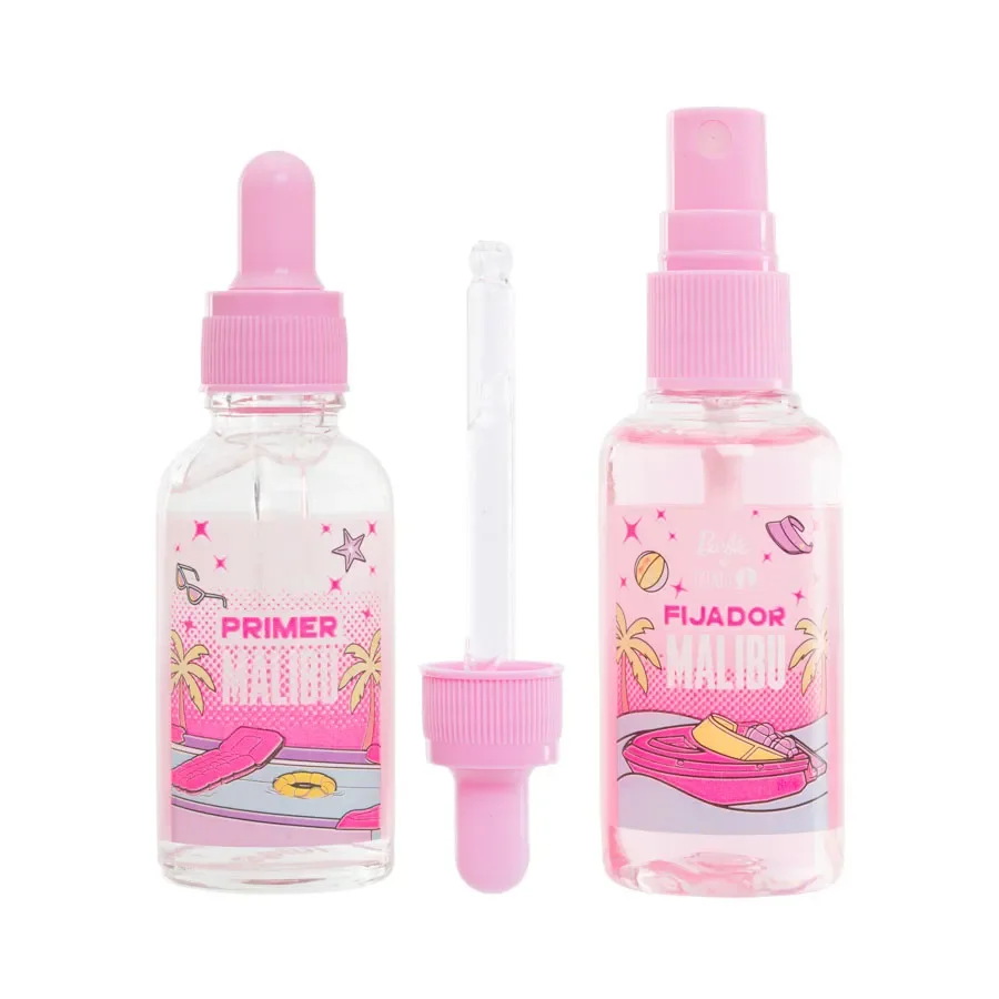 kit primer + fijador  barbie