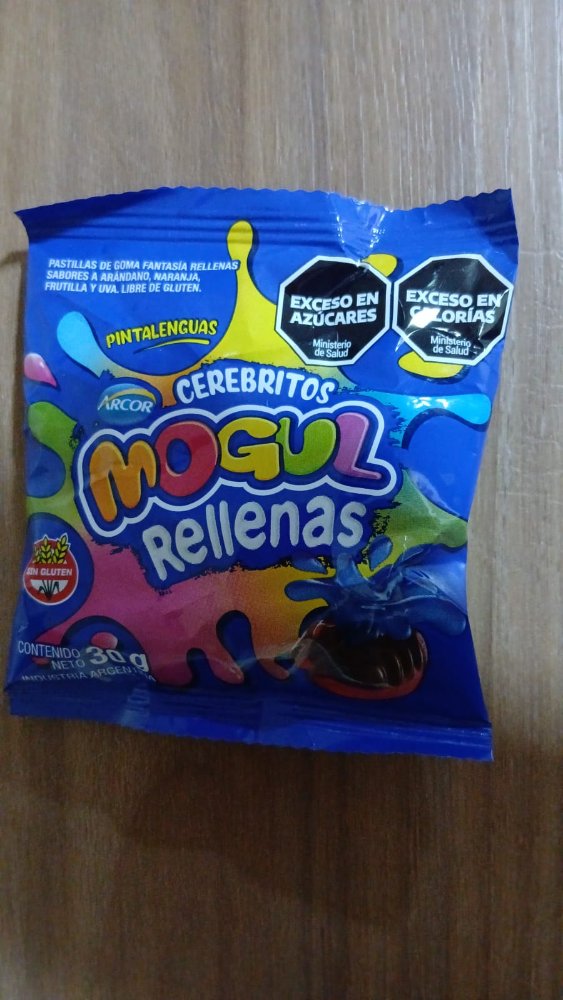 Caramelos MOGUL CEREBRITOS RELLENAS 30G