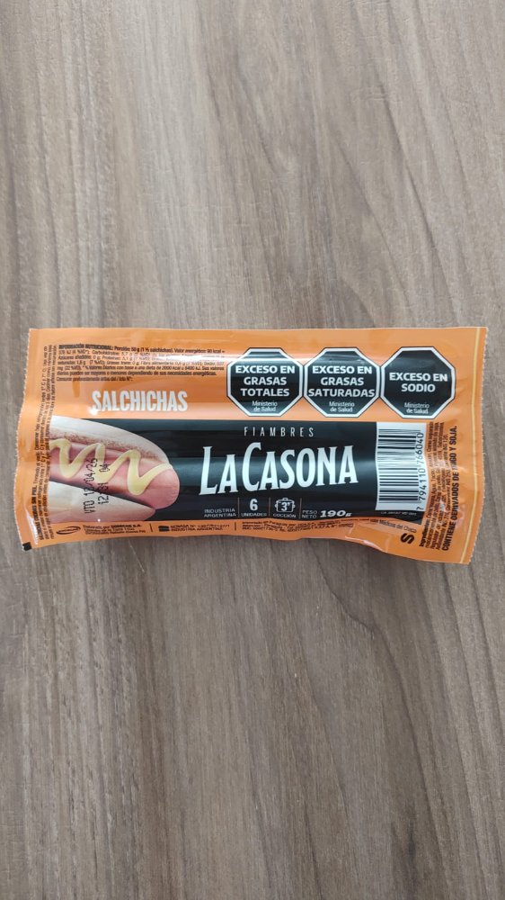 SALCHICHAS LA CASONA X6