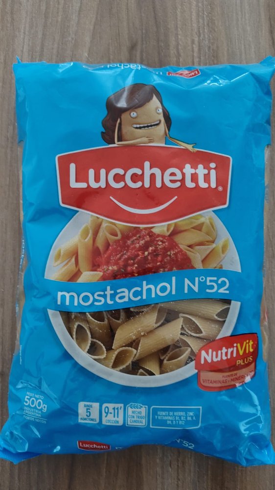 FIDEOS LUCCHETTI MOSTACHOL 500G