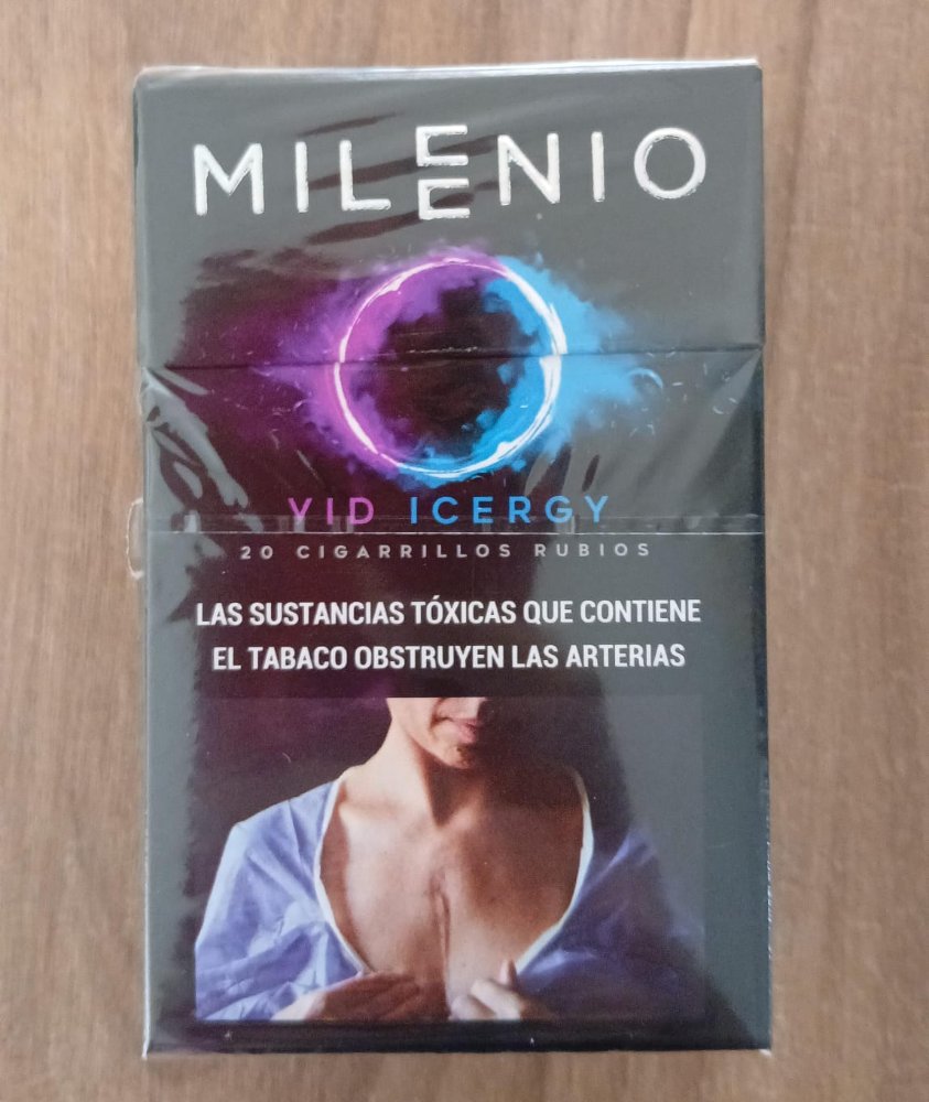Cigarrillos MILENIO BOX DE UVA