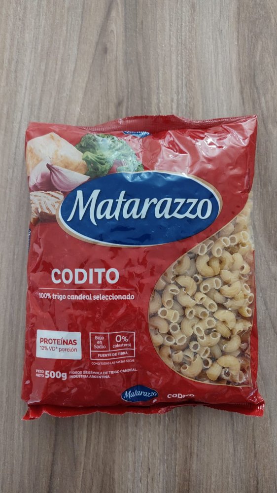 FIDEOS MATARAZZO CODITOS 500G