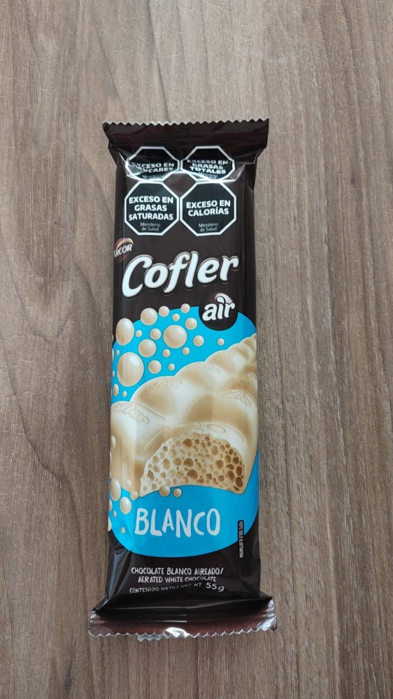CHOCOLATE COFLER AIR BLANCO 55G
