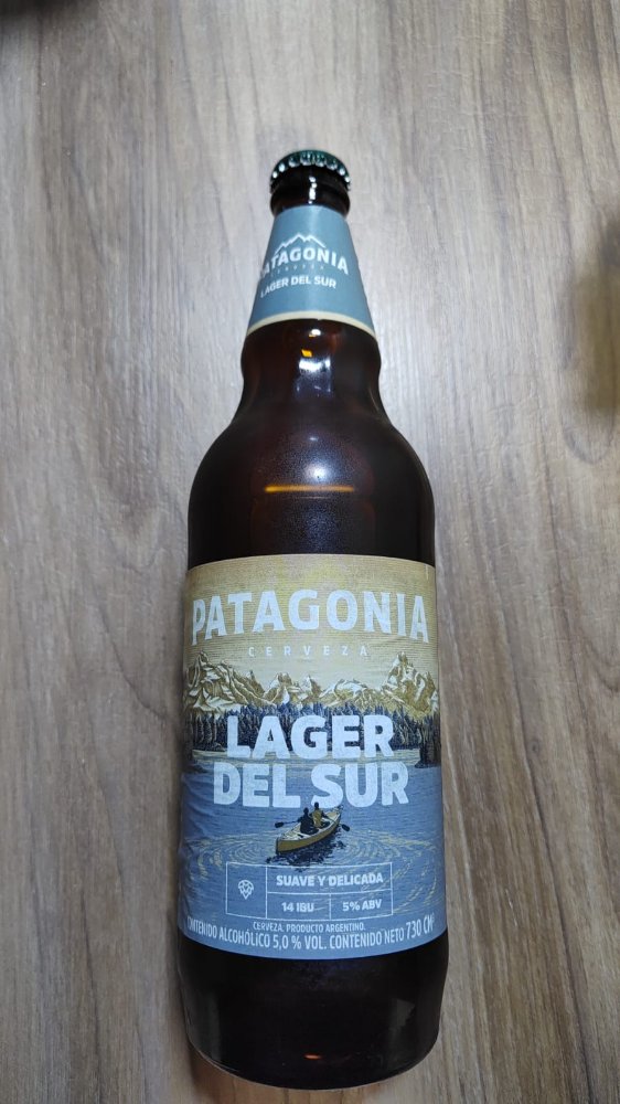 CERVEZA PATAGONIA LAGER DEL SUR 730