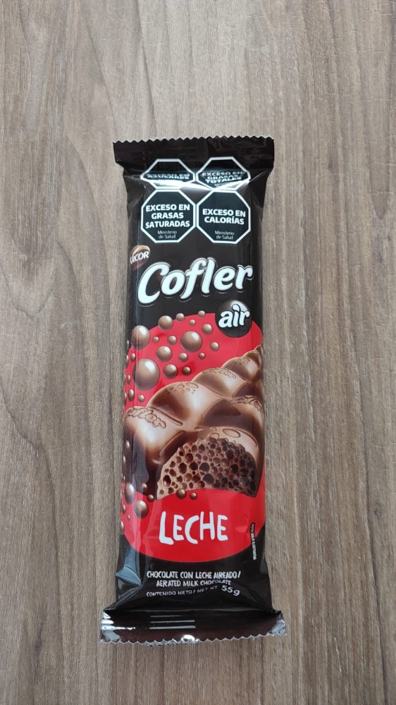 CHOCOLATE COFLER AIR LECHE 55G