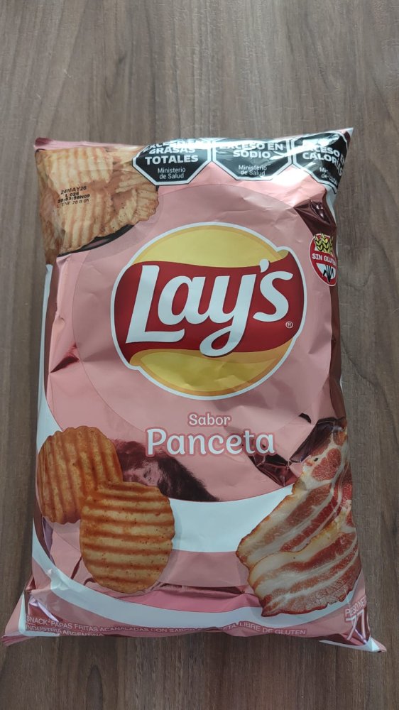 Snacks PAPAS LAYS PANCETA 77G