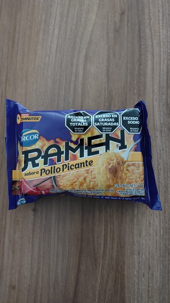 RAMEN SABOR POLLO PICANTE