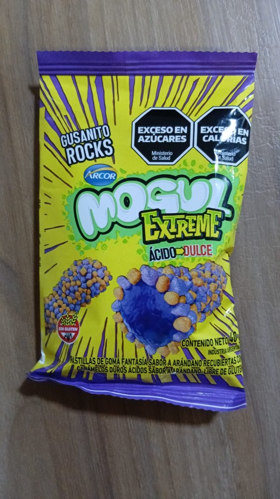 Caramelos MOGUL EXTREME GUSANITO ROCKS 40G