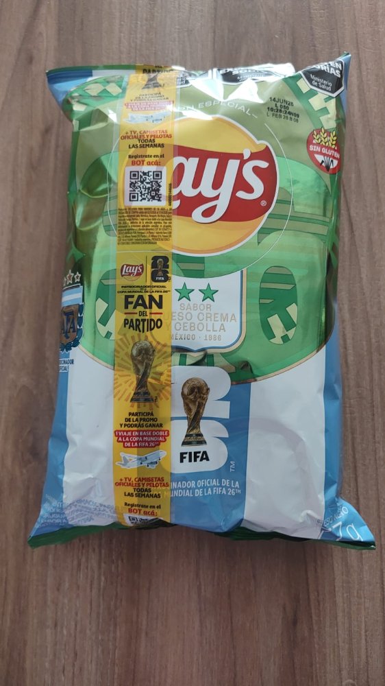 Snacks PAPAS LAYS QUESO Y CEBOLLA 77G