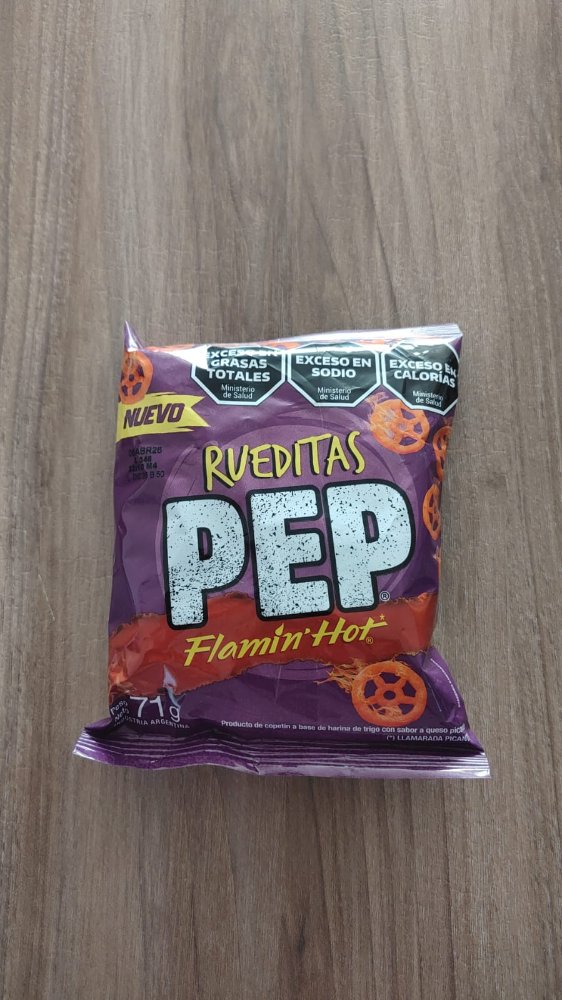 Snacks PEP RUEDITAS FLAMIN HOT 71G